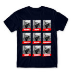 Kakashi mood Navy Men's T-shirt for Anime, Naruto