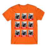 Kakashi mood Orange Men's Tee for Anime, Naruto
