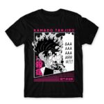 Kamado Tanjiro – GAAHH! Black Men's Tee for Anime, Kimetsu No Yaiba