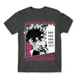 Kamado Tanjiro – GAAHH! Dark Grey Men's Tee for Anime, Kimetsu No Yaiba