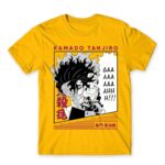 Kamado Tanjiro – GAAHH! Gold Men's Tee for Anime, Kimetsu No Yaiba