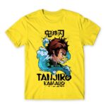 Kamado Tanjiro – Water style Lemon Men's T-shirt for Anime, Kimetsu No Yaiba