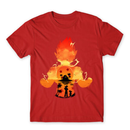 Kame house Red Men's Tee for Anime, Dragon Ball