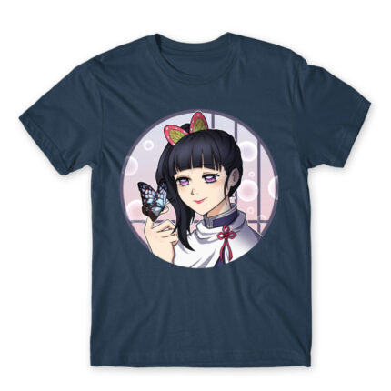 Kanao Tsuyuri – Kimetsu no Yaiba Denim Men's T-shirt for Anime, Kimetsu No Yaiba