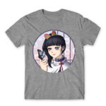 Kanao Tsuyuri – Kimetsu no Yaiba Grey Melange Men's Tee for Anime, Kimetsu No Yaiba