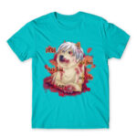 Kaneki Doge Atoll Blue Men's Tee for Anime, Tokyo Ghoul