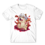 Kaneki Doge White Men's Tee for Anime, Tokyo Ghoul