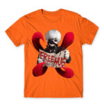 Kaneki Free Hug Orange Men's Tee for Anime, Tokyo Ghoul