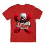 Kaneki Free Hug Red Men's Tee for Anime, Tokyo Ghoul