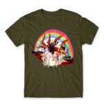 Kaneki on a Ride Army Men's Tee for Anime, Tokyo Ghoul