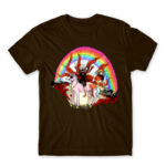 Kaneki on a Ride Chocolate Men's T-shirt for Anime, Tokyo Ghoul