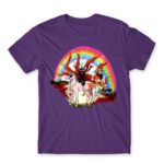 Kaneki on a Ride Dark Purple Men's Tee for Anime, Tokyo Ghoul