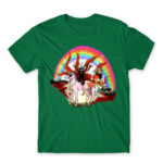 Kaneki on a Ride Kelly Green Men's Tee for Anime, Tokyo Ghoul