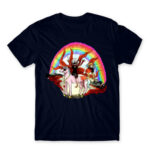 Kaneki on a Ride Navy Men's T-shirt for Anime, Tokyo Ghoul