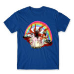 Kaneki on a Ride Royal Blue Men's Tee for Anime, Tokyo Ghoul