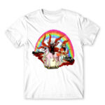 Kaneki on a Ride White Men's T-shirt for Anime, Tokyo Ghoul