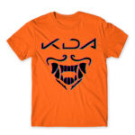 KDA Orange Men's T-shirt for Gaming, League Of Legends