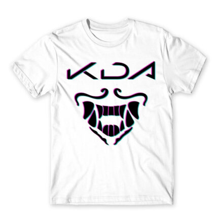 KDA White Men's T-shirt for Gaming, League Of Legends