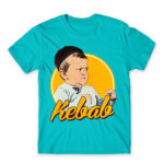Kebab Atoll Blue Men's Tee for Funny, Meme