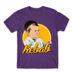 Kebab Dark Purple Men's T-shirt for Funny, Meme