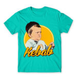 Kebab Turquoise Men's Tee for Funny, Meme