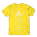 Keep Calm and listen to Vocaloid Lemon Men's T-shirt for Anime, Anime Other