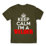 Keep calm, I’m a welder Army Men's T-shirt for Welder, Work