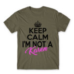Keep calm, I’m not a Karen Zinc Men's T-shirt for Funny, Meme