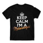 Keep Calm – Meteorologist Black Men's Tee for Meteorologist, Work