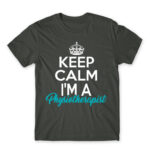 Keep calm – Physical Therapist Dark Grey Men's Tee for Physiotherapist, Work