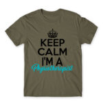 Keep calm – Physical Therapist Zinc Men's Tee for Physiotherapist, Work