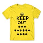 Keep out Lemon Men's Tee for Funny, Sarcastic Humour