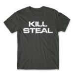 Kill Steal Dark Grey Men's T-shirt for Gaming, League Of Legends