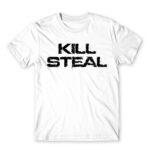 Kill Steal White Men's Tee for Gaming, League Of Legends