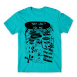 Kill the lights Atoll Blue Men's T-shirt for Anime, Original Art