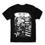 Kill the lights Black Men's Tee for Anime, Original Art