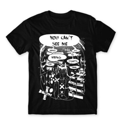 Kill the lights Black Men's Tee for Anime, Original Art