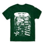 Kill the lights Bottle Green Men's Tee for Anime, Original Art