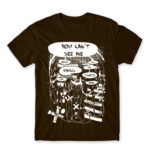 Kill the lights Chocolate Men's T-shirt for Anime, Original Art