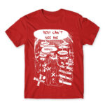 Kill the lights Red Men's T-shirt for Anime, Original Art