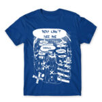 Kill the lights Royal Blue Men's T-shirt for Anime, Original Art