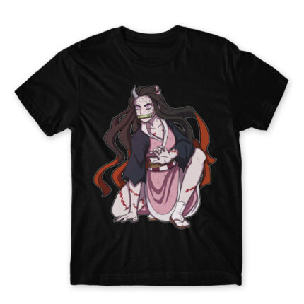 Kimetsu no Yaiba: Demon Nezuko Black Men's Tee for Anime, Kimetsu No Yaiba