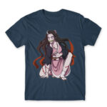 Kimetsu no Yaiba: Demon Nezuko Denim Men's Tee for Anime, Kimetsu No Yaiba