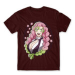 Kimetsu no Yaiba – Mitsuri Kanroji Burgundy Men's T-shirt for Anime, Kimetsu No Yaiba
