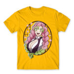 Kimetsu no Yaiba – Mitsuri Kanroji Gold Men's T-shirt for Anime, Kimetsu No Yaiba