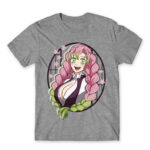 Kimetsu no Yaiba – Mitsuri Kanroji Grey Melange Men's Tee for Anime, Kimetsu No Yaiba