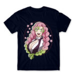 Kimetsu no Yaiba – Mitsuri Kanroji Navy Men's Tee for Anime, Kimetsu No Yaiba