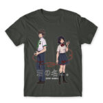 Kimi no na wa – Your Name Dark Grey Men's T-shirt for Anime, Your Name
