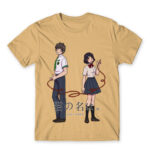 Kimi no na wa – Your Name Sand Men's Tee for Anime, Your Name