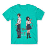 Kimi no na wa – Your Name Turquoise Men's T-shirt for Anime, Your Name